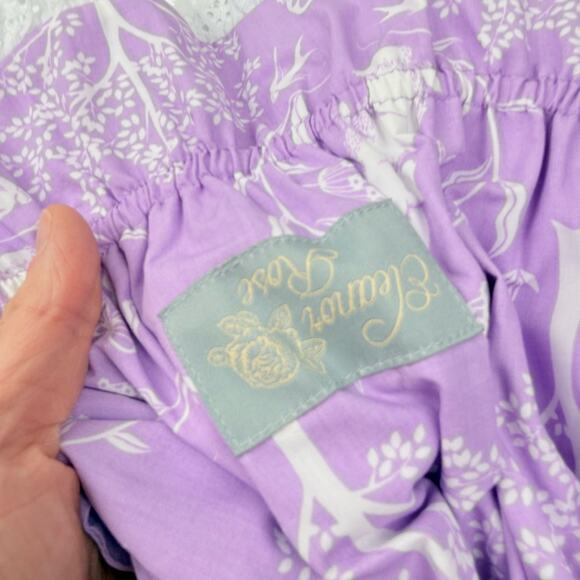 Eleanor Rose Lilac Purple Bunny Bonnet - Picture 5 of 6